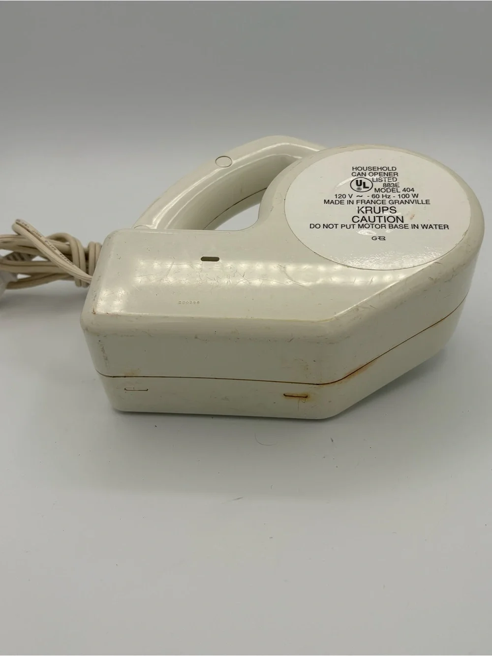 Krups Open Master Model 404 Bladeless Clean Edge Handheld Electric Can Opener